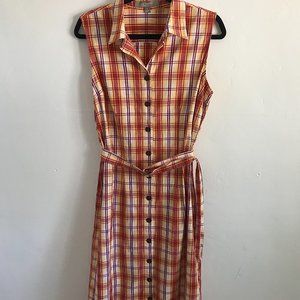Croft & Barrow Size 12 Sleeveless Dress w/ Belt